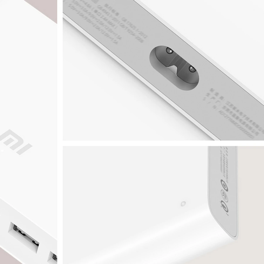 Быстрое зарядное устройство XIAOMI 3 0 для смартфонов 110 240 В 60 Вт 5 портов USB 1 Type C выход