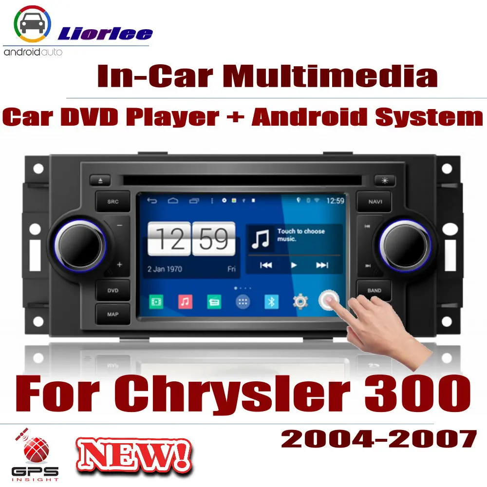 Clearance Auto GPS Navigation For Chrysler 300 2004~2007 Car Android Multimedia Player CD DVD Radio Stereo AMP BT USB SD AUX HD Screen 0
