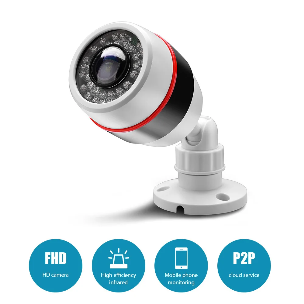 FUERS Outdoor Waterproof 1080P Full HD PIR IP Camera 2MP 12V 48V NVR POE Home Security AHD Onvif Night Vision Camera CCTV System FUERS Outdoor Waterproof 1080P Full HD PIR IP Camera 2MP 12V 48V NVR POE Home Security AHD Onvif Night Vision Camera CCTV System