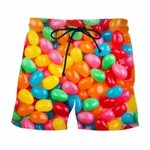 Детские яркие повседневные шорты Harajuku летние для серфинга шорты унисекс забавные уличные сетчатые дышащии эластичные для талии шорты Прямая поставка