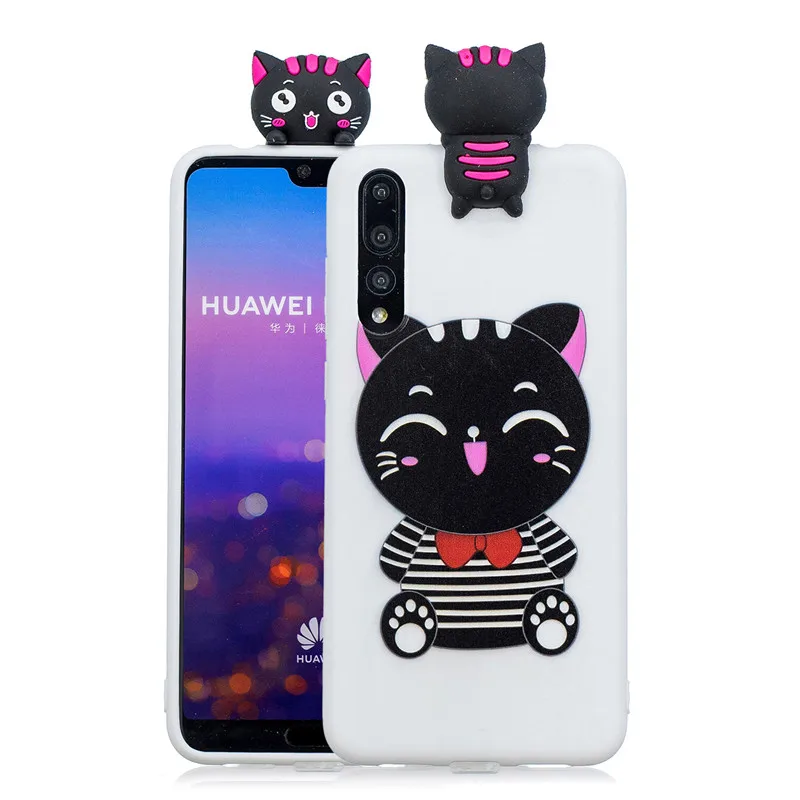 Мягкий силиконовый чехол FLYKYLIN для huawei P30 Lite, чехол для huawei P20 Pro P10 Lite, чехол на P8 Lite, чехол с мультяшными 3D игрушками - Цвет: Style 2