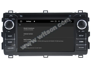 

7" Android 9.0 Pie OS Car DVD Multimedia Navigation GPS Radio for Toyota Auris E180 2012-2018 with 256GB External HDD Support