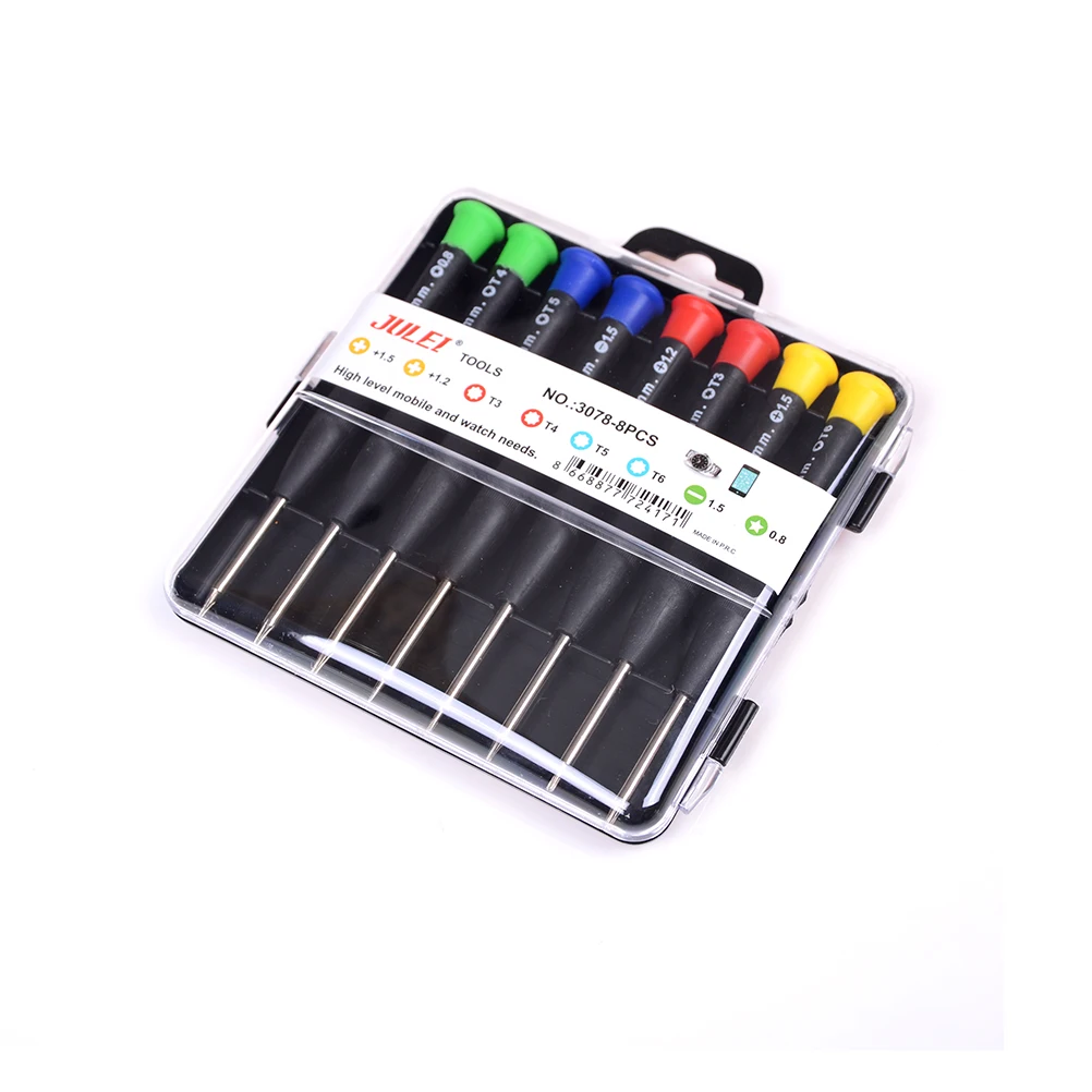 8PCS/set 8 in 1 Mini Precision Screwdriver Pocket Repair Tools Set For Cell Phone