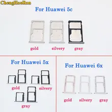 ChengHaoRan для huawei Honor 5C 5X 6X лоток для sim-карты+ Nano SIM& Micro S D SIM считыватель лотка держатель Слот Запасные части