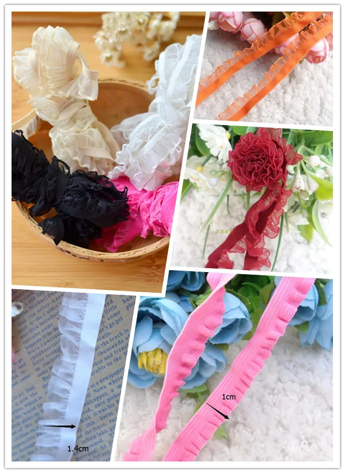 

Elastic crystal yarn lace skirt lace