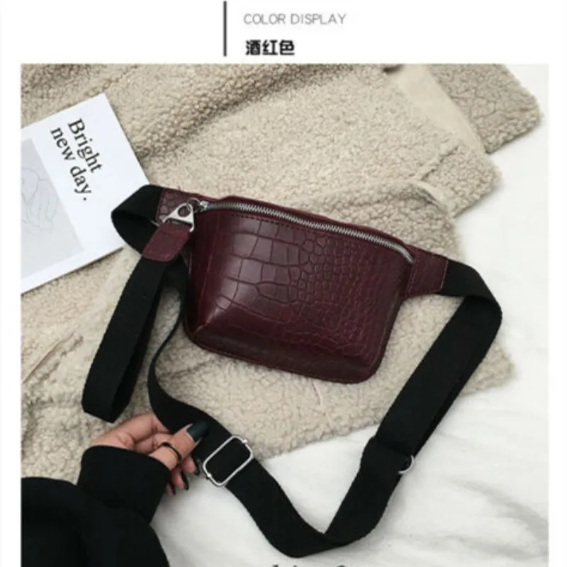 New Women Waist Bag Lovely Leather Ladies Crossbody Messenger Bag Fashion Style Shoulder Bags Handbags Fanny Bum Belt Bag