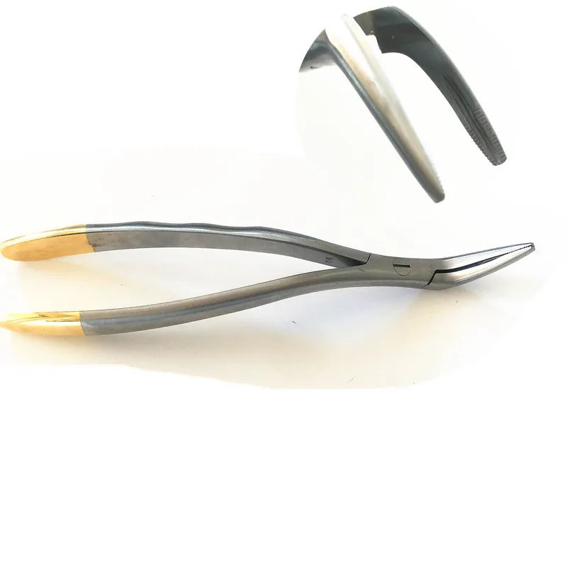 

Стоматологический корневой фрагмент, минимально Инвазивный Пинцет Для Экстракции зубов, зубной инструмент, изогнутые Maxillary и mandibular зубы