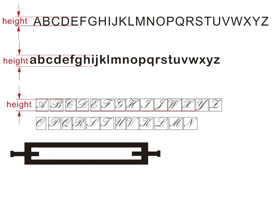 Кожа алфавит штамп плесень Diy пользовательский дизайн кожа горячего тиснения буквы для тиснения штампы фольги Горячие штампы персонализированные клише