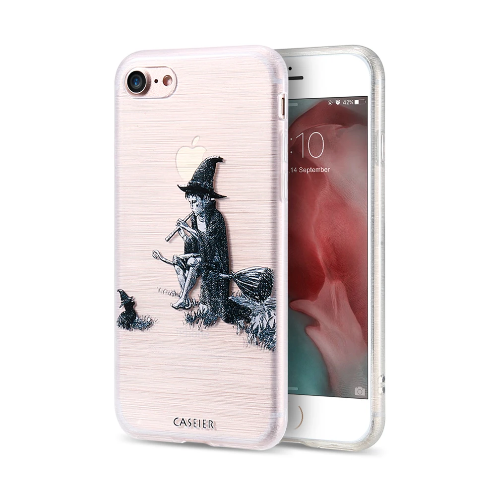 CASEIER Ultra Thin Animal Relief Silicone Case For iPhone 5 5S SE 6 6S 7 Plus Soft TPU Phone Samsung Galaxy S6 S7 Edge |