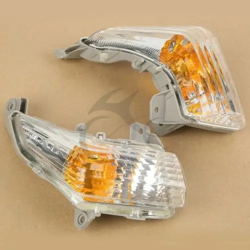 

Motorcycle Accessories Clear Front Turn Signals Indicator Blinker Lens For Suzuki GSR400 GSR600 2006-2012