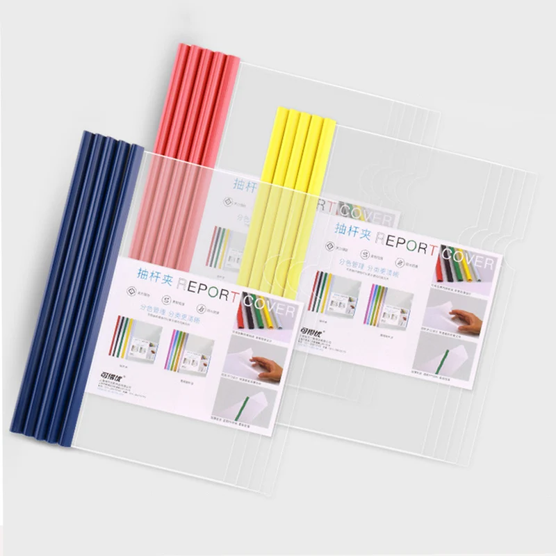 

A4 File Folder Information Book Paper Clip Folder Student Folders Bag Multi-Layer Transparent Document Folder A4 Office Supplies