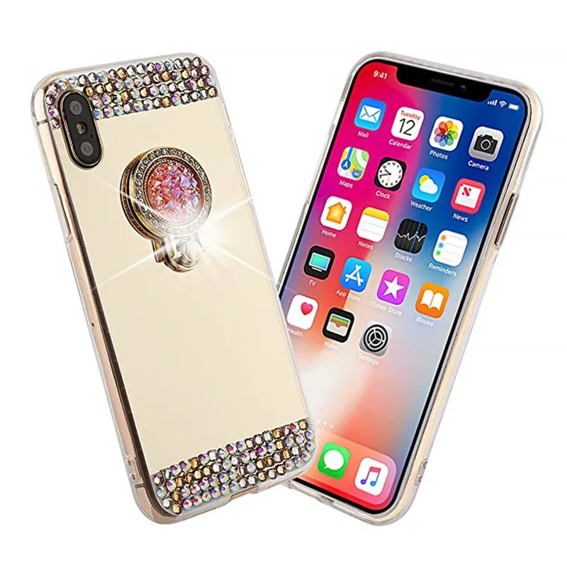 

For Redmi 6a 6 5 plus Note 5a 4a Redmi 4x note 7 5 6 pro case For Xiaomi 9 Mi 8 se A2 Lite Mix 2 2S Phone case Mirror Ring cover