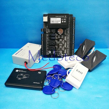 

Access Control Panel Kit Tcp/ip Network C3-200 Intelligent Two Door Access Control Panel + 2 PCS KR101E Wiegand Slave Reader