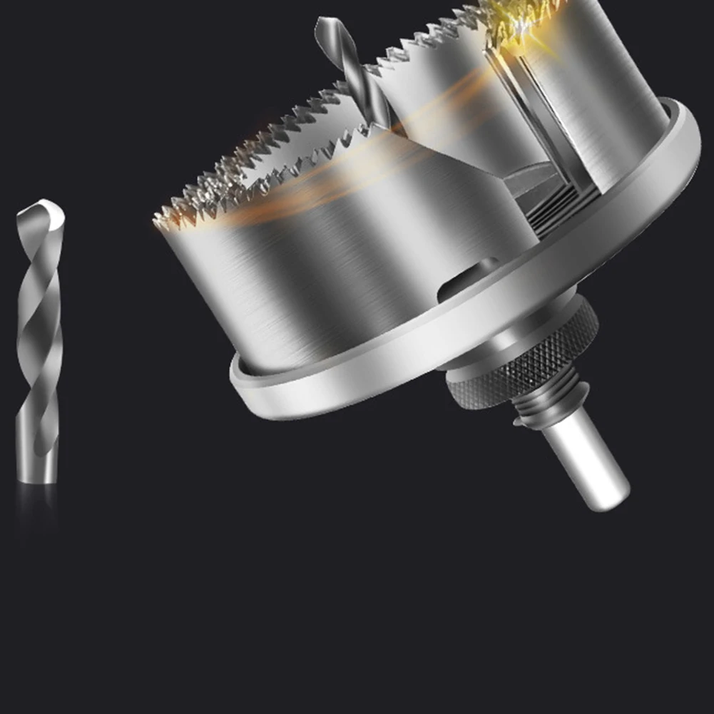 7 шт. 45 мм сверло набор высокоскоростных стальных карбидных наконечников Отверстие пила зубная фреза металла сверление ручной работы по дереву резка столярные короны
