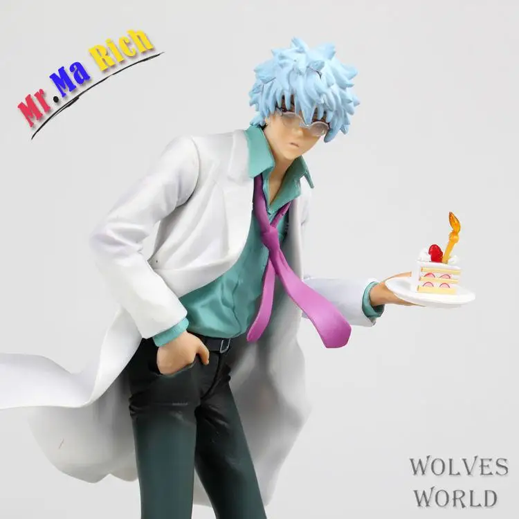 Аниме Фигурка 22 см Megahouse Silver Soul Gin Tama Gintama Sakata Gintoki ПВХ фигурка Коллекционная модель