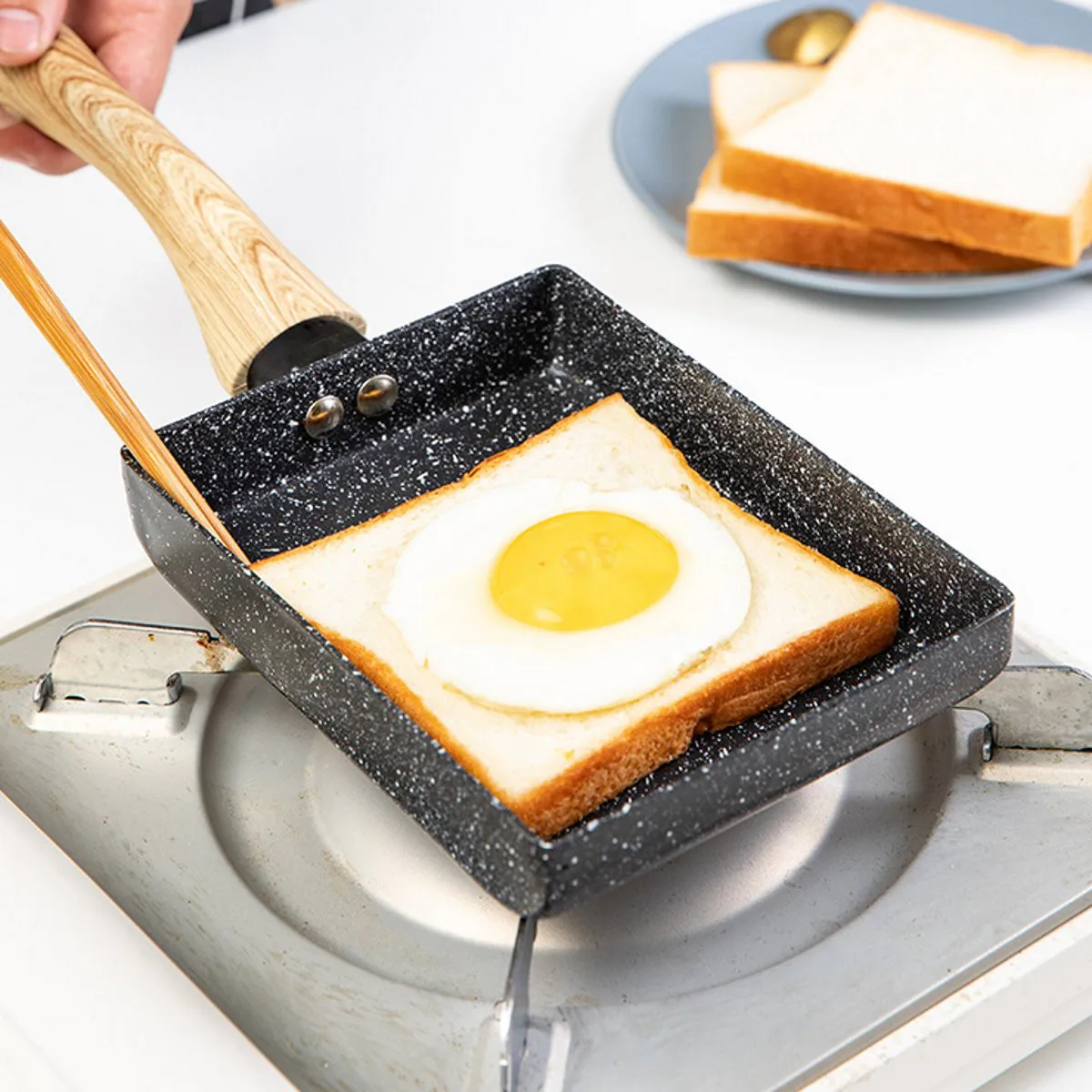 

13x18cm Nonstick Medical Stone Coating Frying Pan Omelette Egg Roll Maker Pot Griddle Cooking Tools Kitchen Accessories Cookware