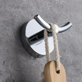 

Bathroom Polished Chrome Robe Hook Towel Hook Wall Mount Towel Robe Coat Hat Door Hanger bathroom accessories
