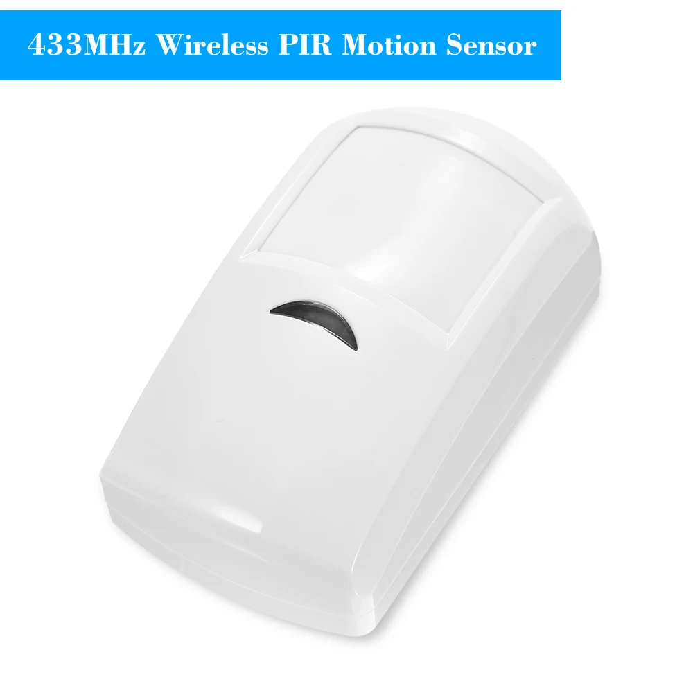 433 мГц Беспроводной движения PIR Сенсор пассивный инфракрасный детектор для домашнего охранной Системы без батарей