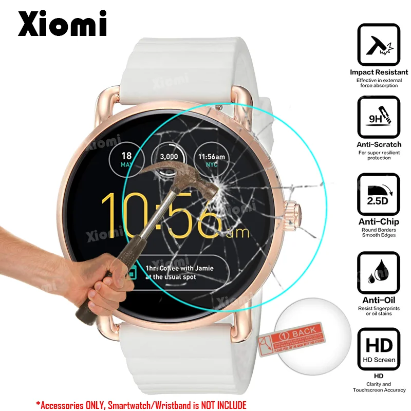 smartwatch fossil q explorist luggage leather ftw4004