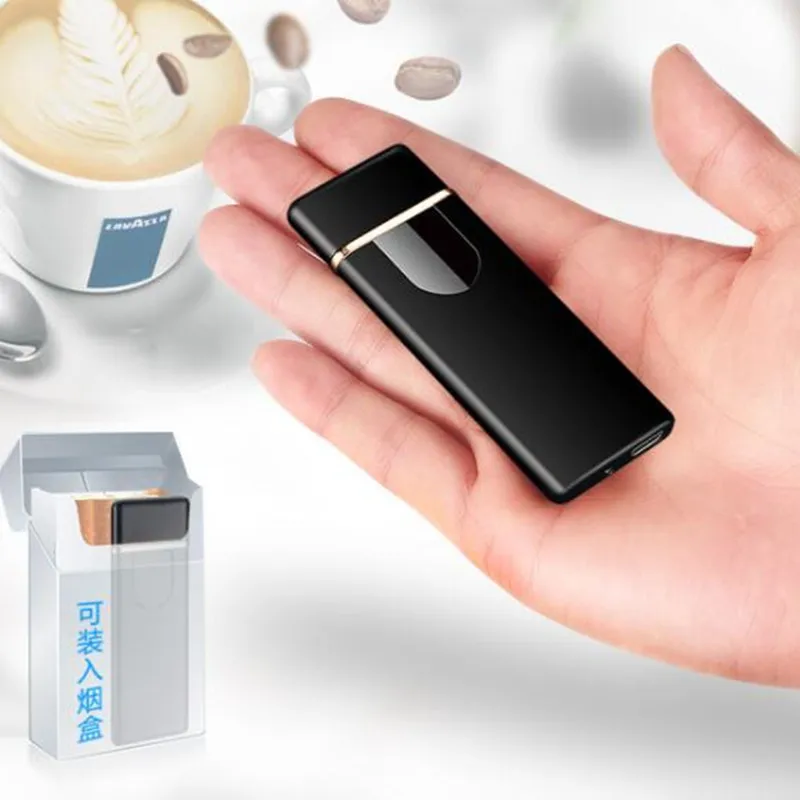 Новая сигарета с зарядкой от USB Зажигалка сенсорный чувствительный