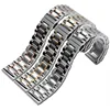 Stainless Steel Watch band Strap Bracelet Watchband Wristband Butterfly Black Silver Rose Gold 14mm 16mm 18mm 20mm 22mm 24mm ► Photo 2/6