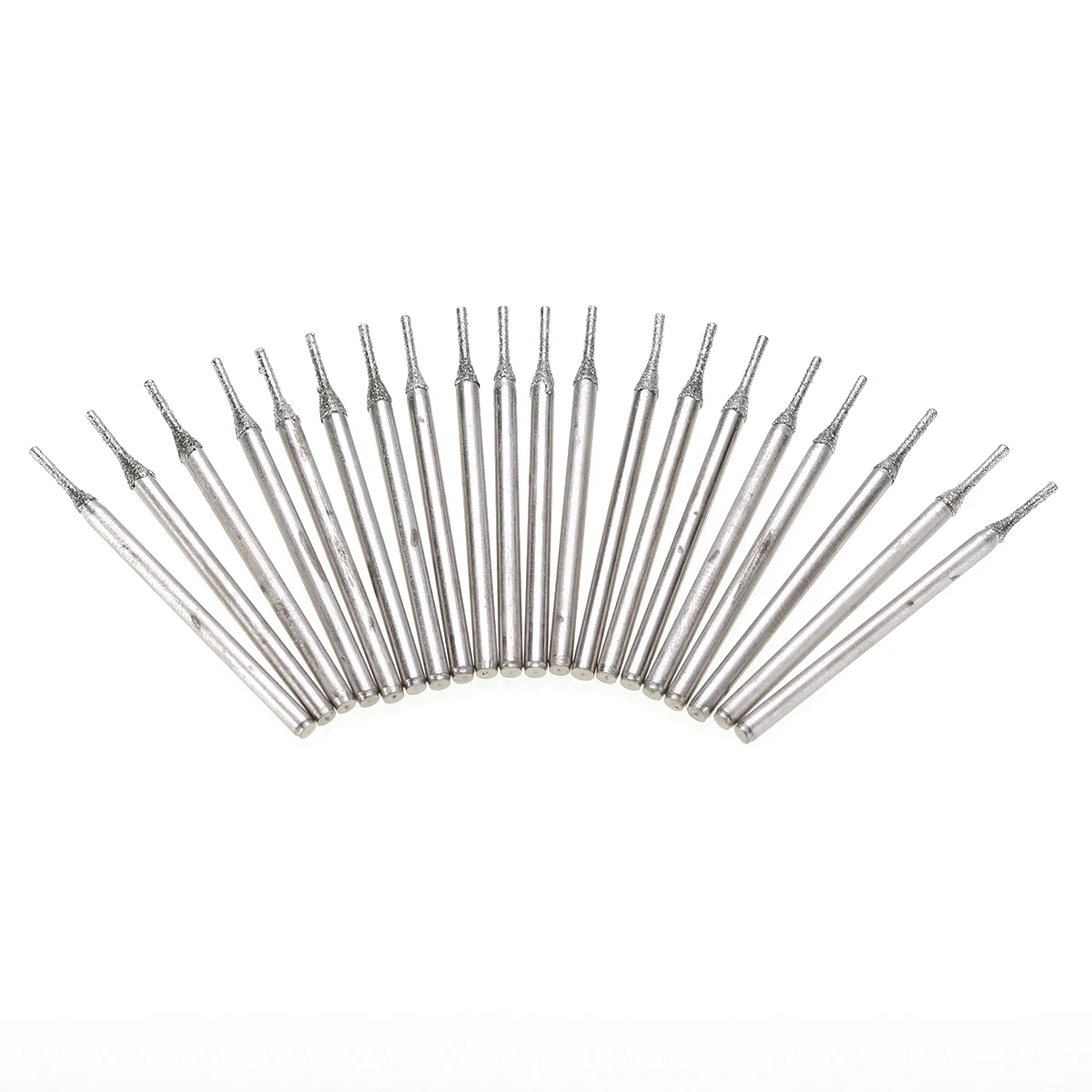Goede 20 stks partij Diamant Kernboren 1mm Solid Hole Cutter Naald Voor Gems Glazen Tegel Boren