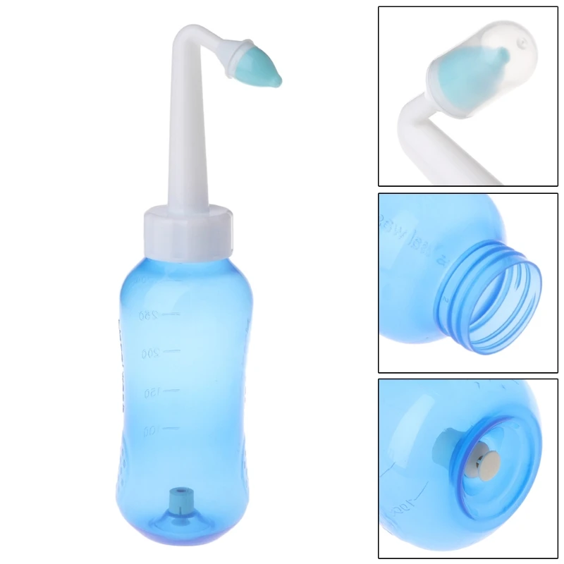 

Waterpulse 300ml Nose Nasal Rinse Wash Sinus Allergies Relief Neti Pot Cleanser