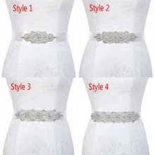 Inofinn Кот Кристалл Свадебные ремни атласные свадебное платье ремень свадебные аксессуары свадебные ленты створки пояса T15