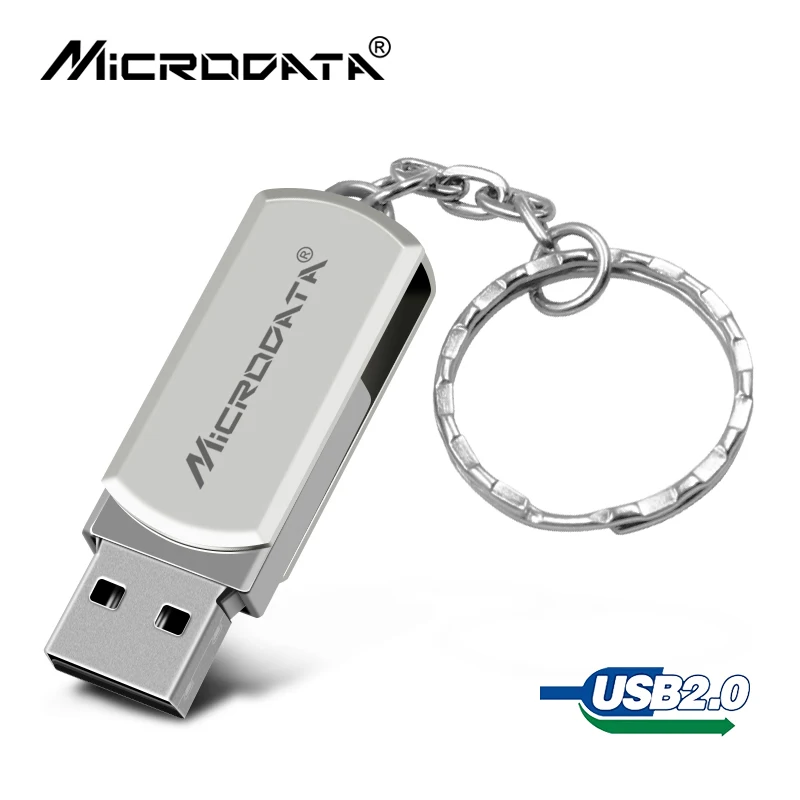 Горячая Металлическая вращающаяся usb флешка 4 ГБ 8 16 32 64