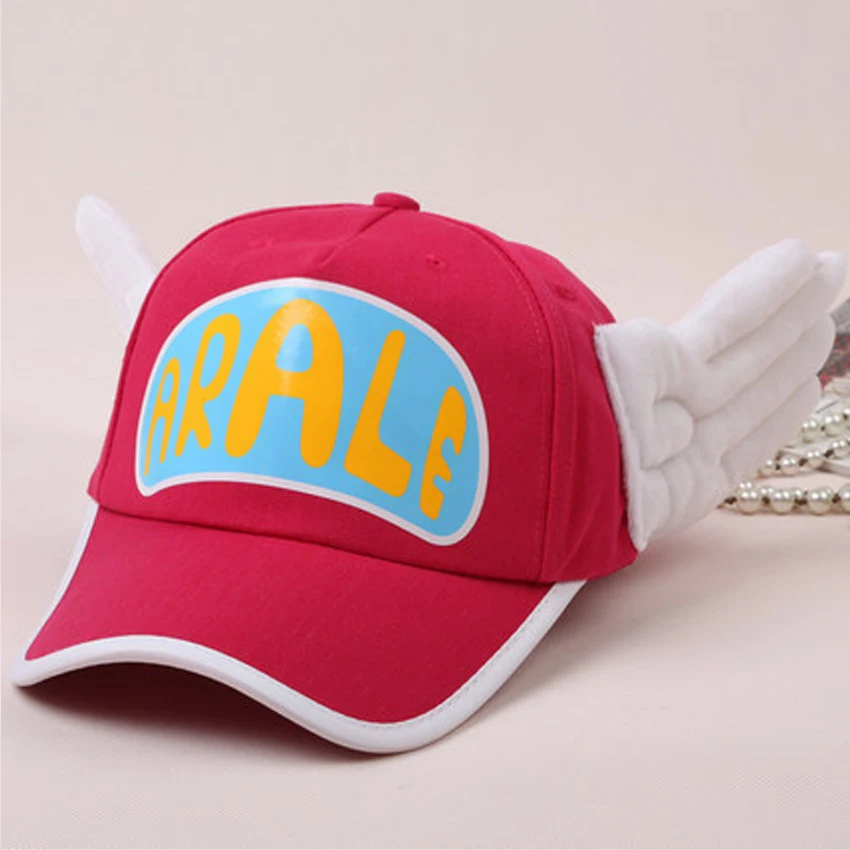 ADGH Japanese Anime Cute Dr Slump Arale Angel Wings Cosplay Hats Summer Cap Baseball For Adult Size -Zentai shop online
