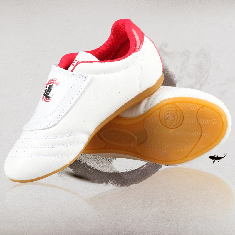 Adult child PU leather Taekwondo Shoes breathable KICK