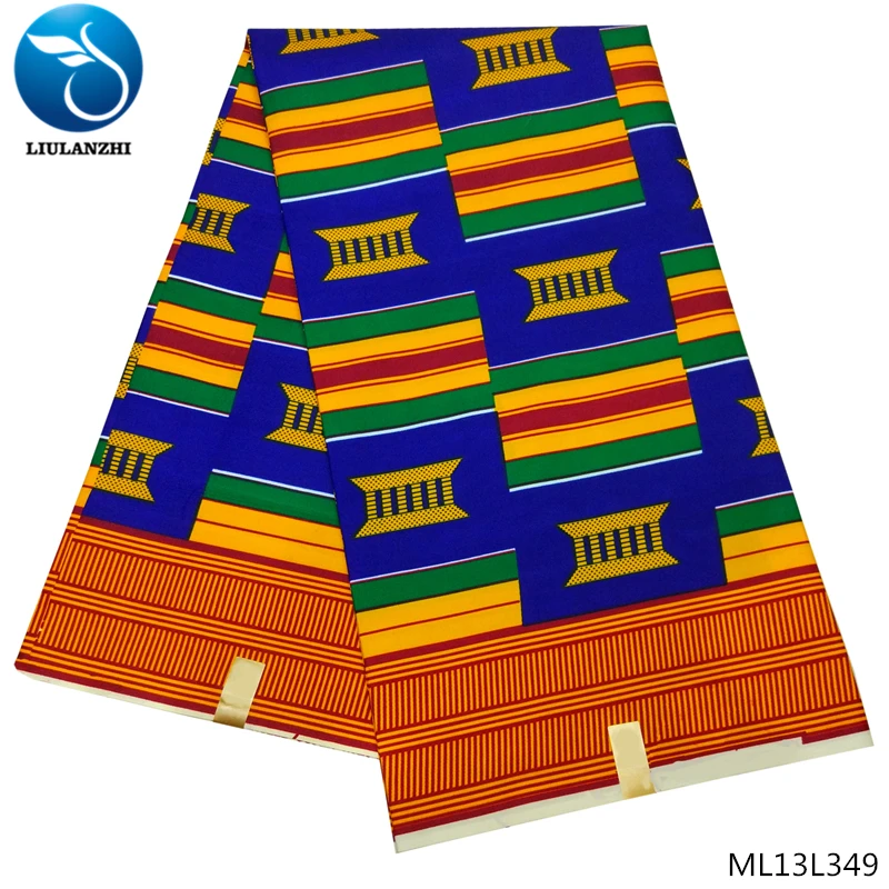 

LIULANZHI Polyester Wax DIY Hollandais wax 6 Yard African Fabric Batik For Women ML13L348-356