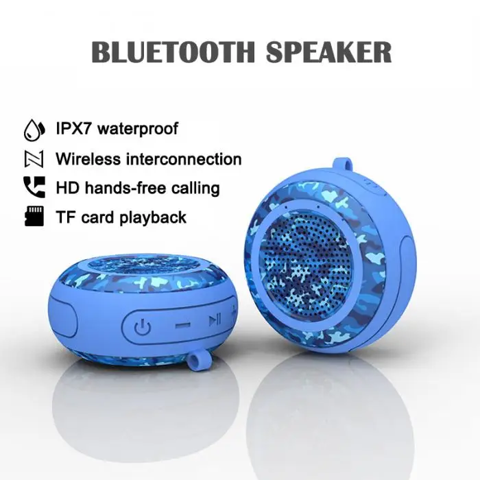 Наружная портативная bluetooth-колонка Водонепроницаемая TWS Беспроводная стереоколонка поддержка tf-карты NJ88