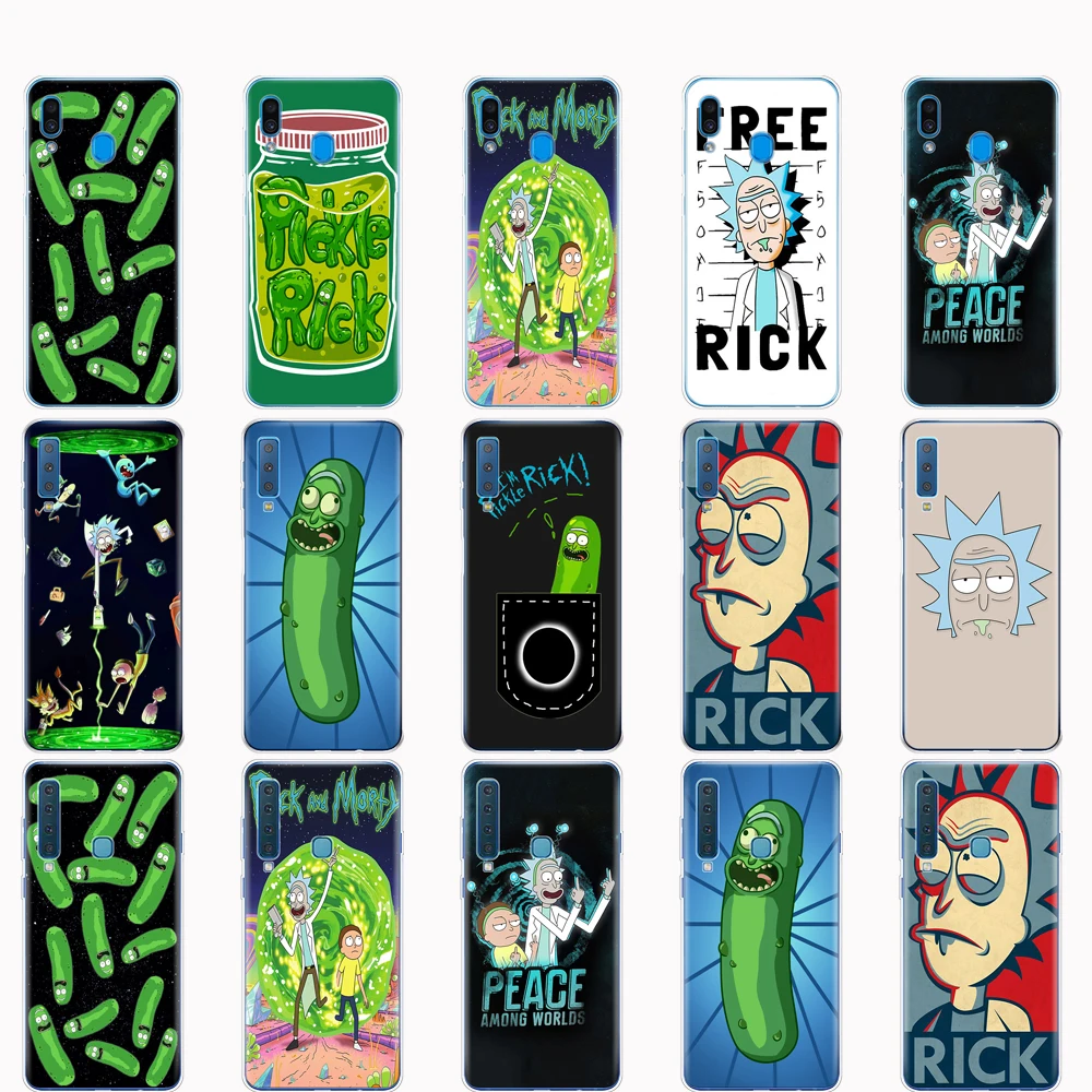 

Case For Samsung A50 Case For Samsung Galaxy A50 A60 A10 A30 A40 A70 A 50 2019 A9 A7 2018 Rick and Morty