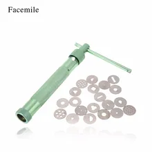 Facemile торт скульптура пистолет с 20 дисков Ремесло Пресс для сладких кремов помадка инструмент пресс для сладких кремов ремесло насадки для пистолета 51027