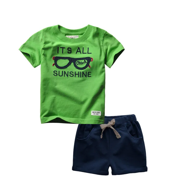 2017 Fashion kids Clothes Boys Summer Clothing Sets Children Cotton Shorts Suit Baby Boy Costumes Disfraz Infantil Tracksuits22