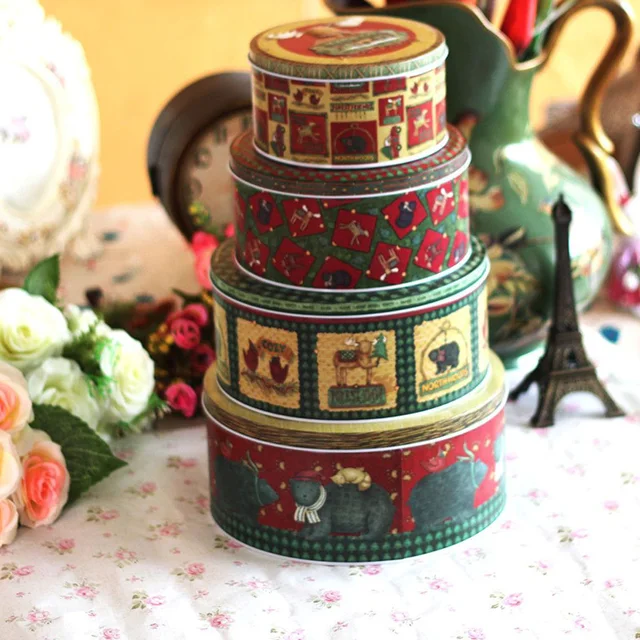 4pcslot christmas decorations for home tin storage sealed christmas candy christmas tin gift boxes - Candy Christmas Decorations 4pcslot christmas decorations for home tin storage sealed christmas candy christmas tin gift boxes - Candy Christmas Decorations