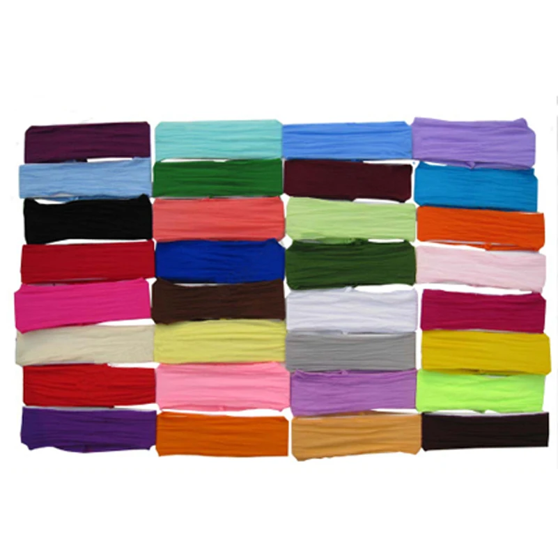 120PCS/lot nylon headband toddler  headbands children   hair bands 32color for your choice free shipping