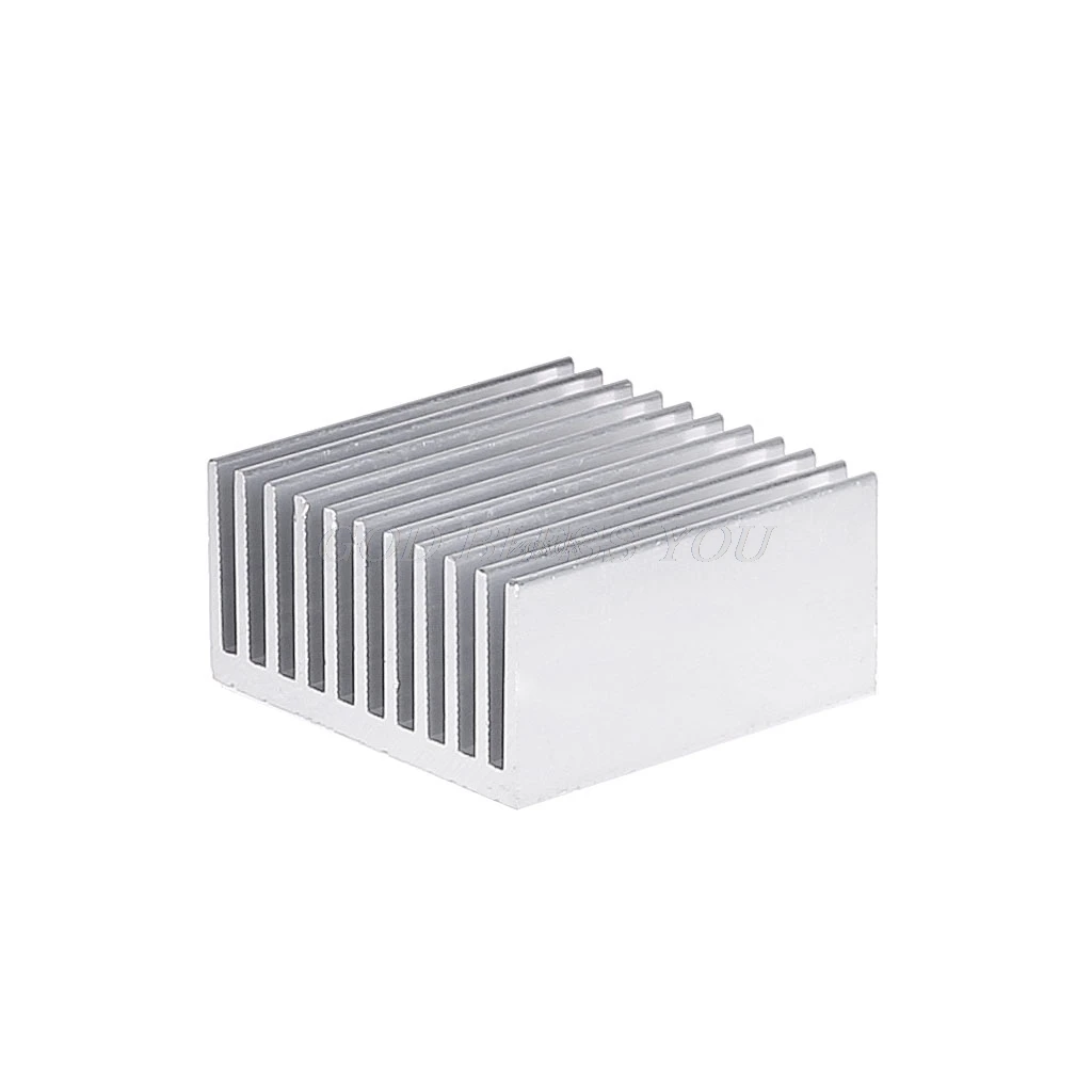 Экструдированный алюминиевый радиатор для высокой мощности Светодиодный IC чип кулер радиатор теплоотвод - Цвет лезвия: 1