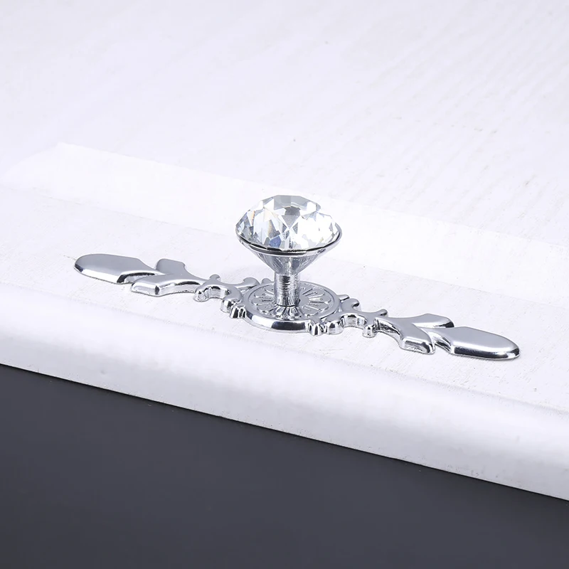 Luxury Diamond Crystal Handles Shoebox Cabinet Handles (3)