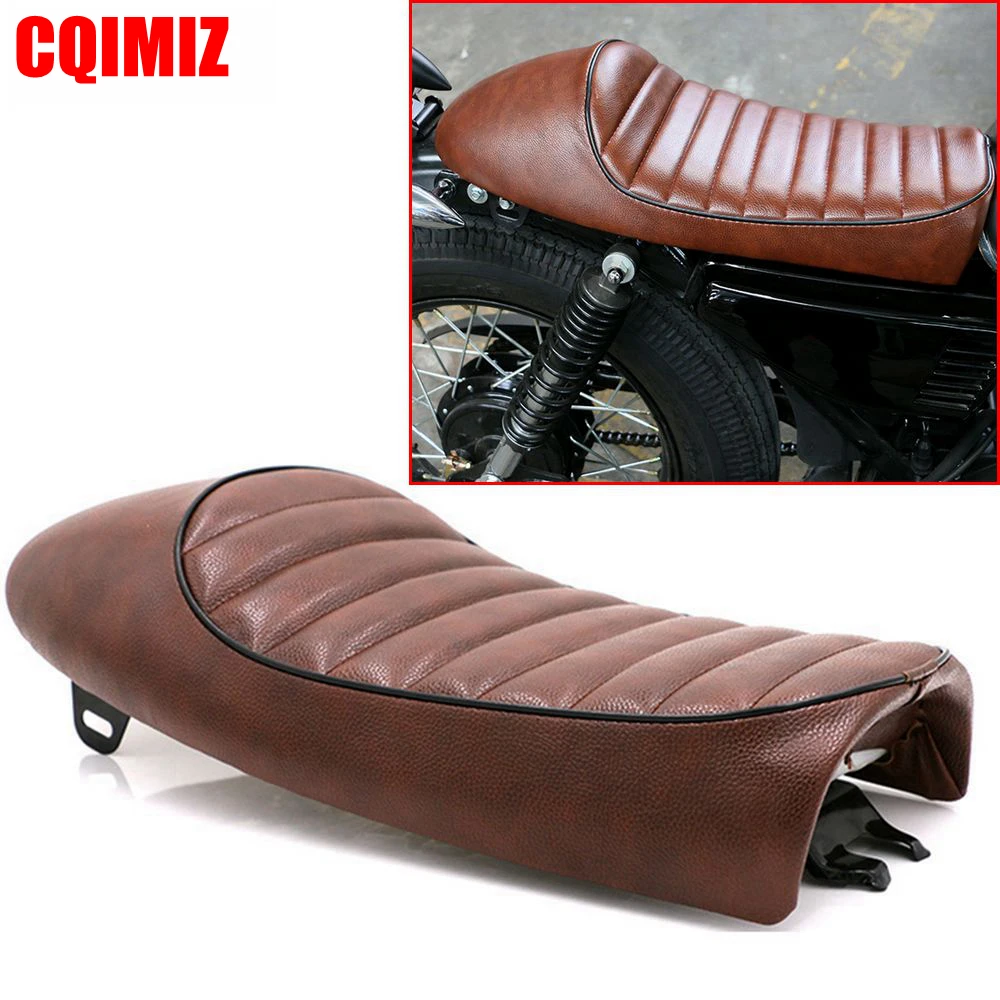 Винтажное сиденье для мотоцикла Hump Honda CB125S CB200 CB350 CB400 Kawasaki Z750 Suzuki T250 Yamaha RD125 250| |
