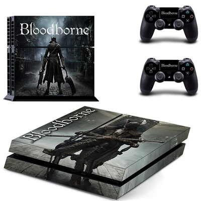 Виниловые наклейки Bloodborne The Old охотники Edition чехол для игры PS4 кожи для PS4 playstation 4 и 2 контроллера - Цвет: DPTM1778