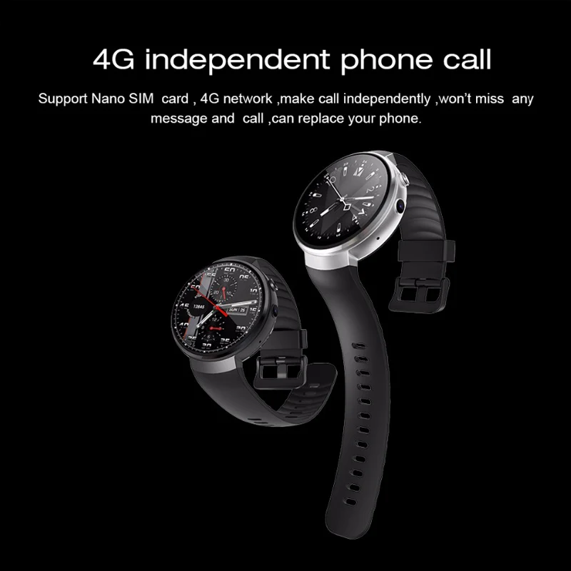 WQ Z28 Android Smart Watch Men 4G Android 7.0 1G+16G With GPS WiFi GPS Camera Heart Rate Fitness Tracker GPS Smartwatch Android