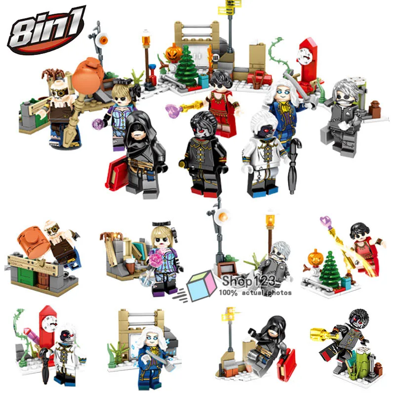 

1 Set 8 IN 1 Legoings The Nether Tribe Super Heroes Star Wars Spaceship StarWars Building Blocks Gifts Toys For Children Friend