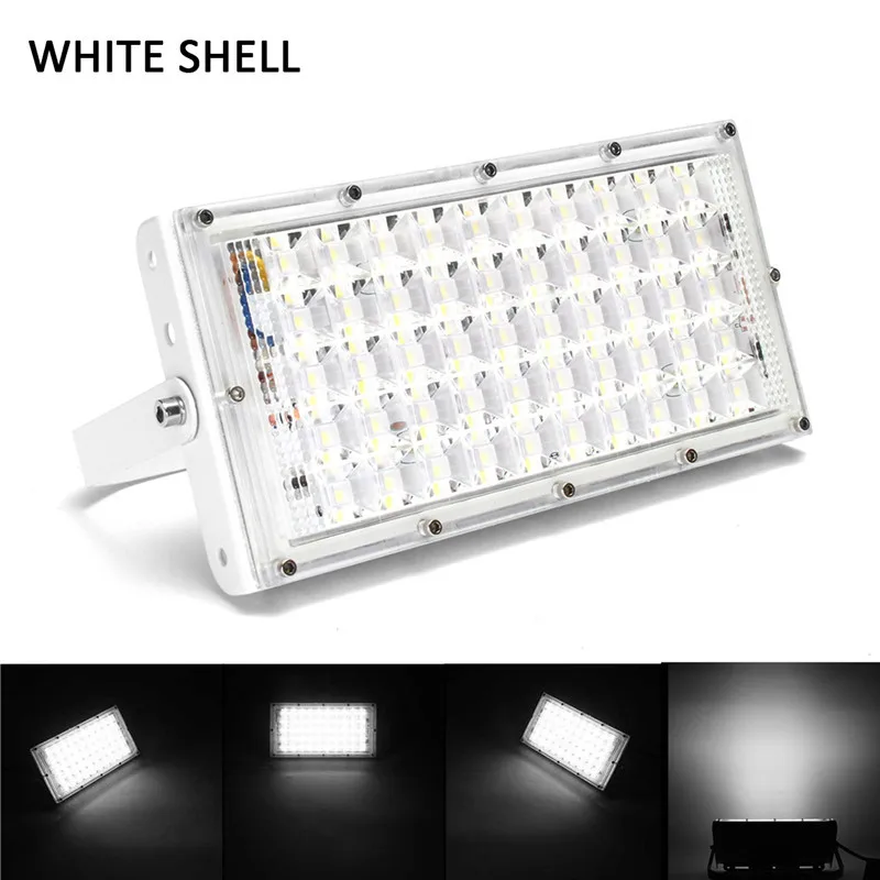 

Outdoor LED Flood Light IP65 Waterproof Floodlight Lighting 50W Searchlight Lights AC185-265V LED Projector Garden Street Lamp