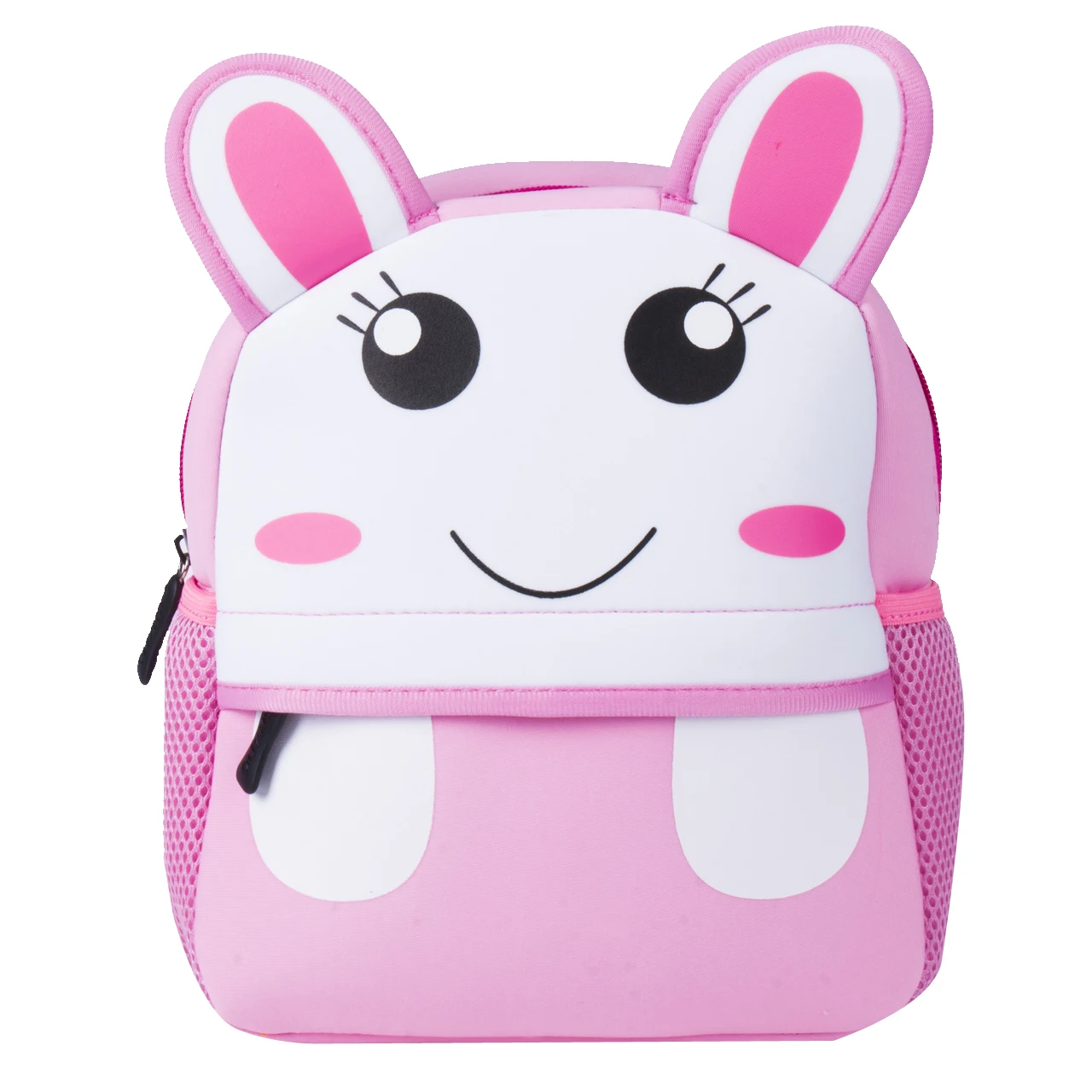 Милый детский рюкзак для малышей, школьный рюкзак для детского сада, Сумка с объемным рисунком животных, сумки для хранения книг, контейнер-Органайзер - Цвет: Розовый