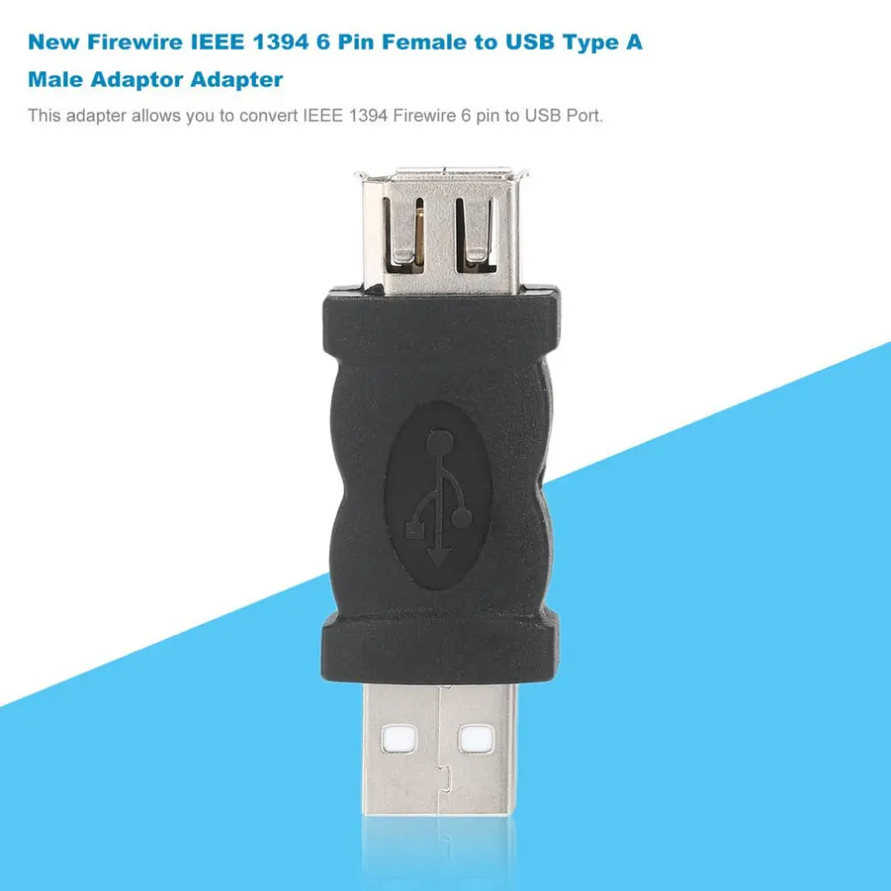 Firewire IEEE 1394 6 Pin Female to usb type A Male удлинитель адаптера| |