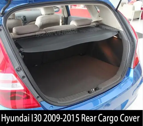 

High Qualit Car Rear Trunk Cargo Cover Security Shield Screen shade Fit For Hyundai I30 2009-2015 BY EMS