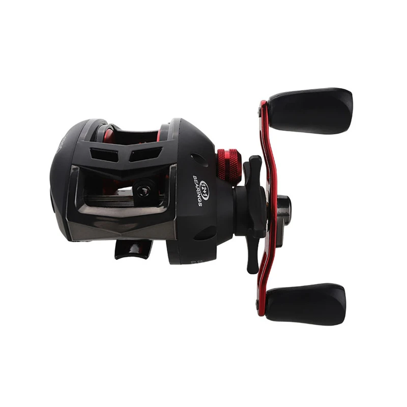Carretel de Pesca Carretel de Arremesso Carretel de Alumínio Bobina de Metal 12 + 1bb Direita Esquerda Handle Carretilha Pesca Carpa 7.3: 1 Gear - 14 Carretel de pesca Carretel De Arremesso 12