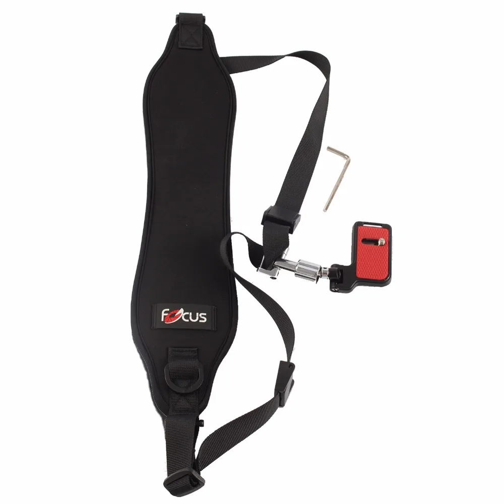 

FOCUS F-2 Shoulder Sling Belt Strap for Nikon Sony Canon All DSLR Digital Camera+ Quick release plate with 1/4" tripod screw